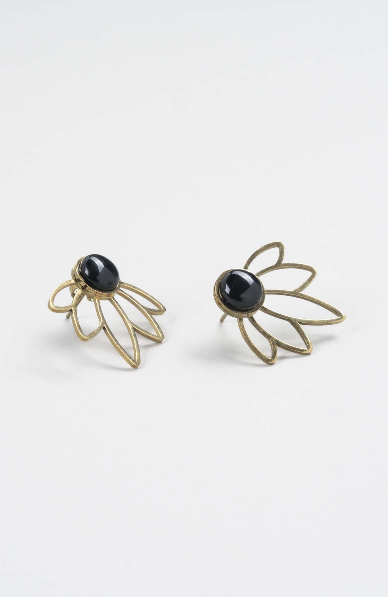 Clous d’oreilles Fleur Intense Uni