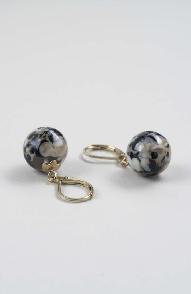 Boucles d'oreilles perles "Intense"