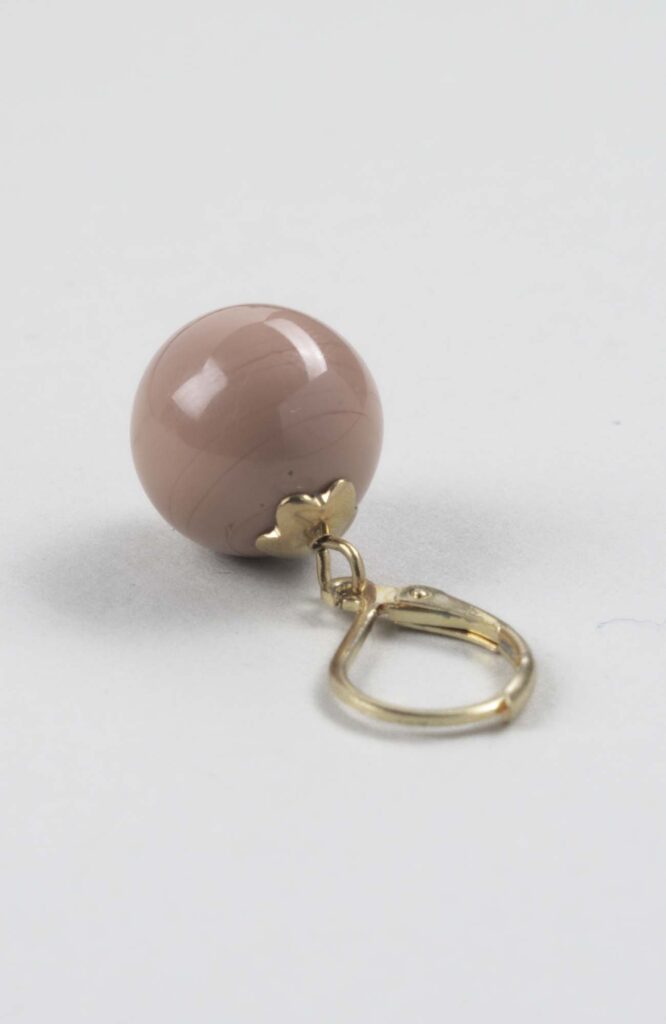 Boucles d'oreilles perles "Nude Uni"