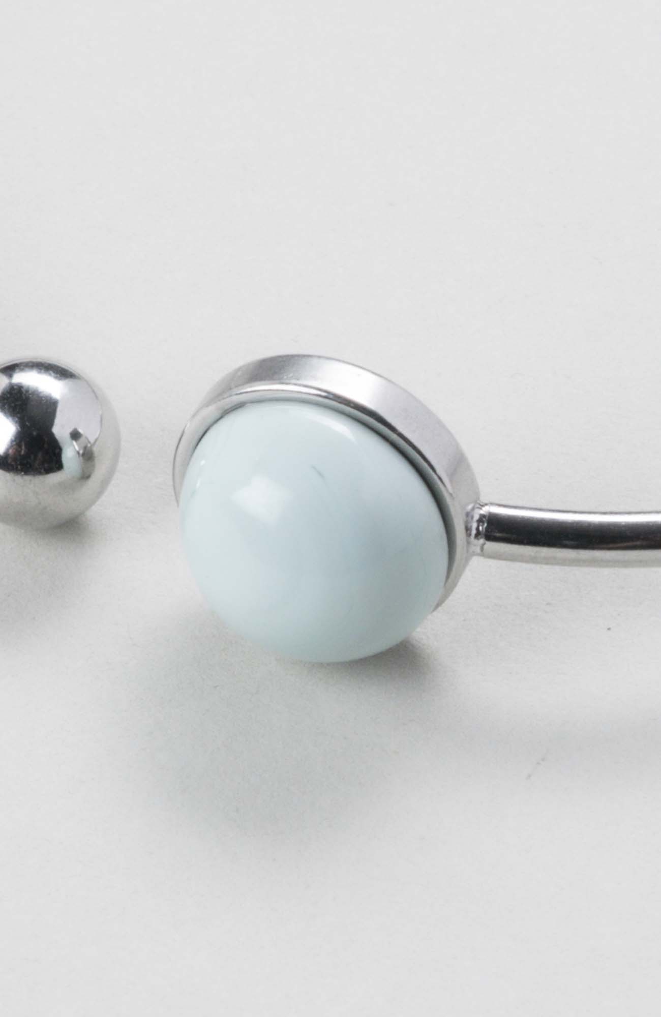 Bracelet jonc cabochon ajustable taille L Cielo Uni