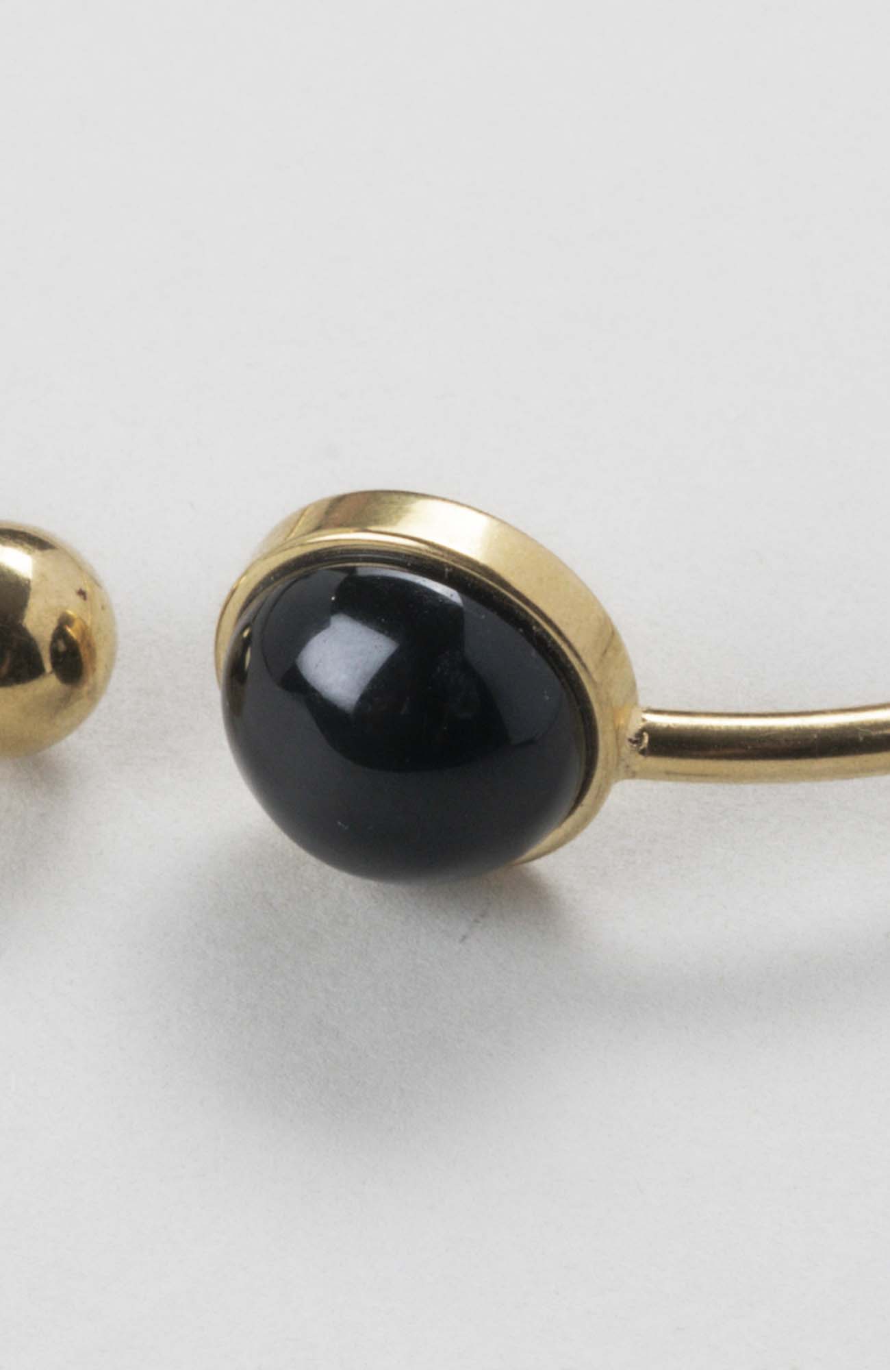 Bracelet jonc cabochon ajustable taille L Intense Uni