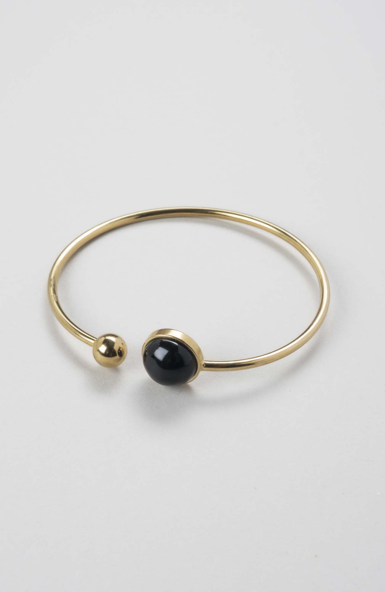 Bracelet jonc cabochon ajustable taille L Intense Uni