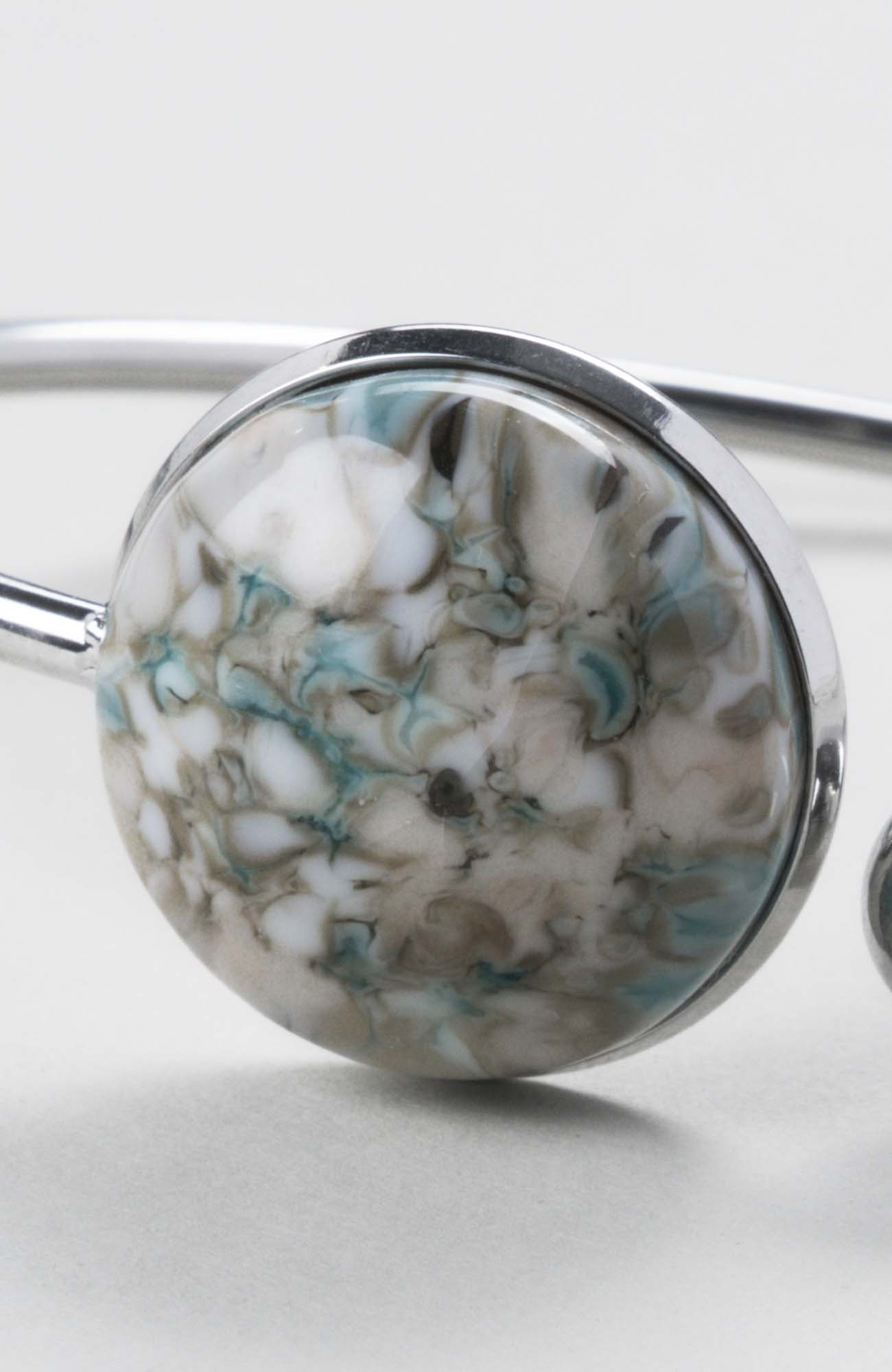 Bracelet jonc plat ajustable Cielo