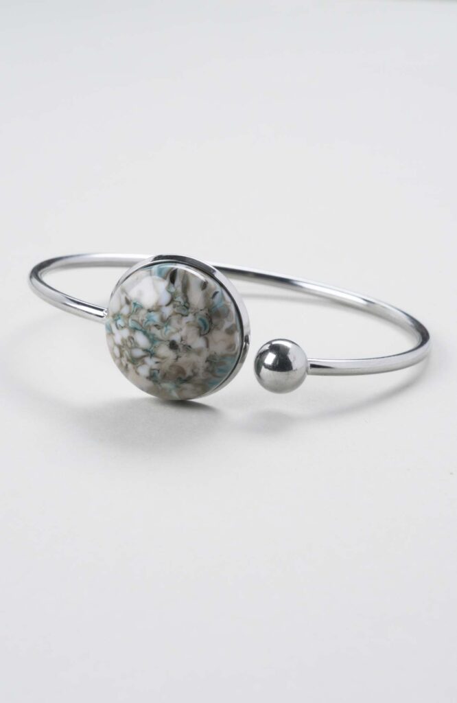 Bracelet jonc plat ajustable Cielo