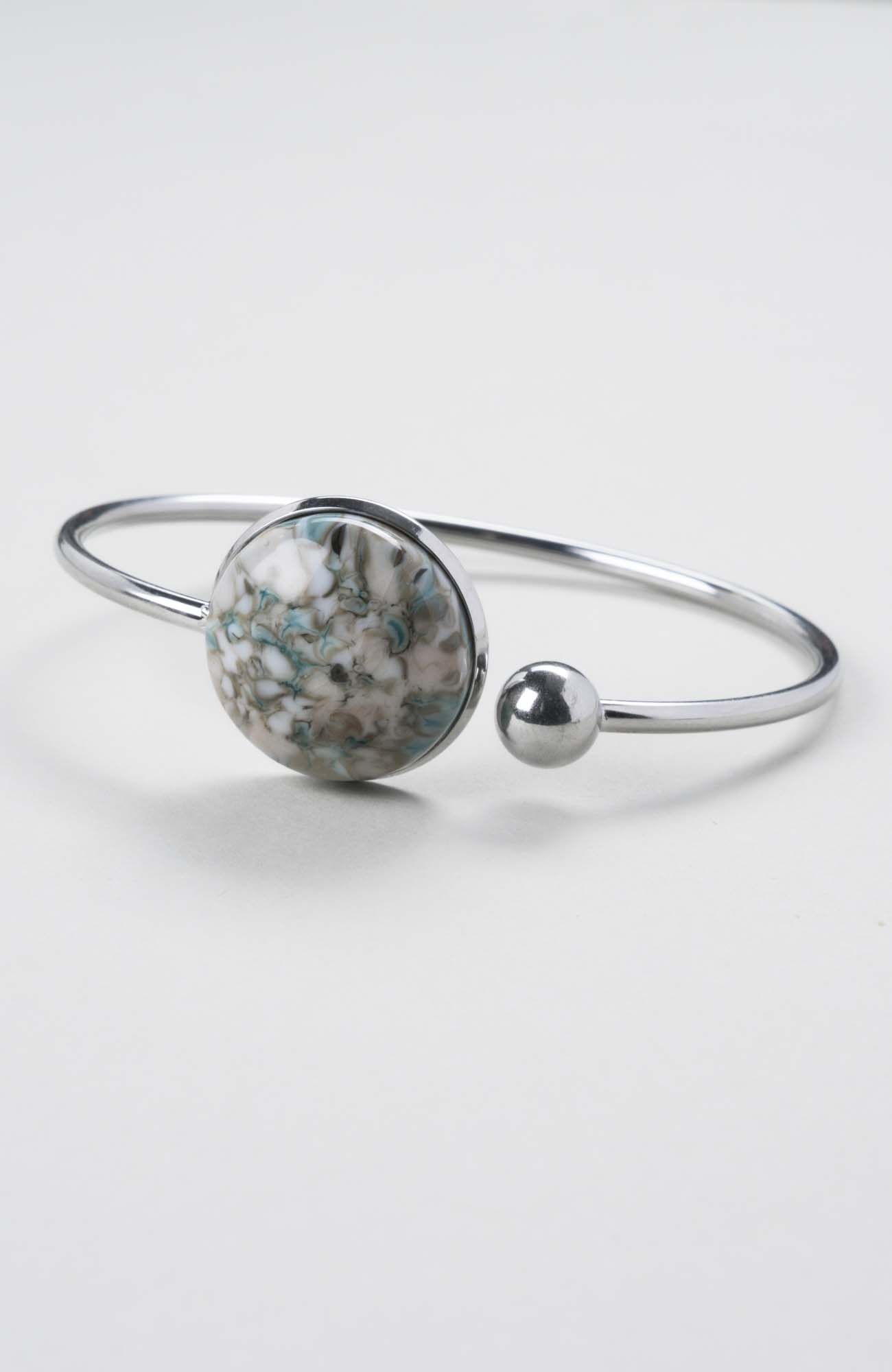 Bracelet jonc plat ajustable Cielo