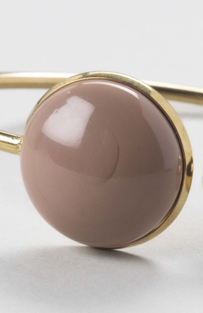 Bracelet jonc plat ajustable "Nude Uni"
