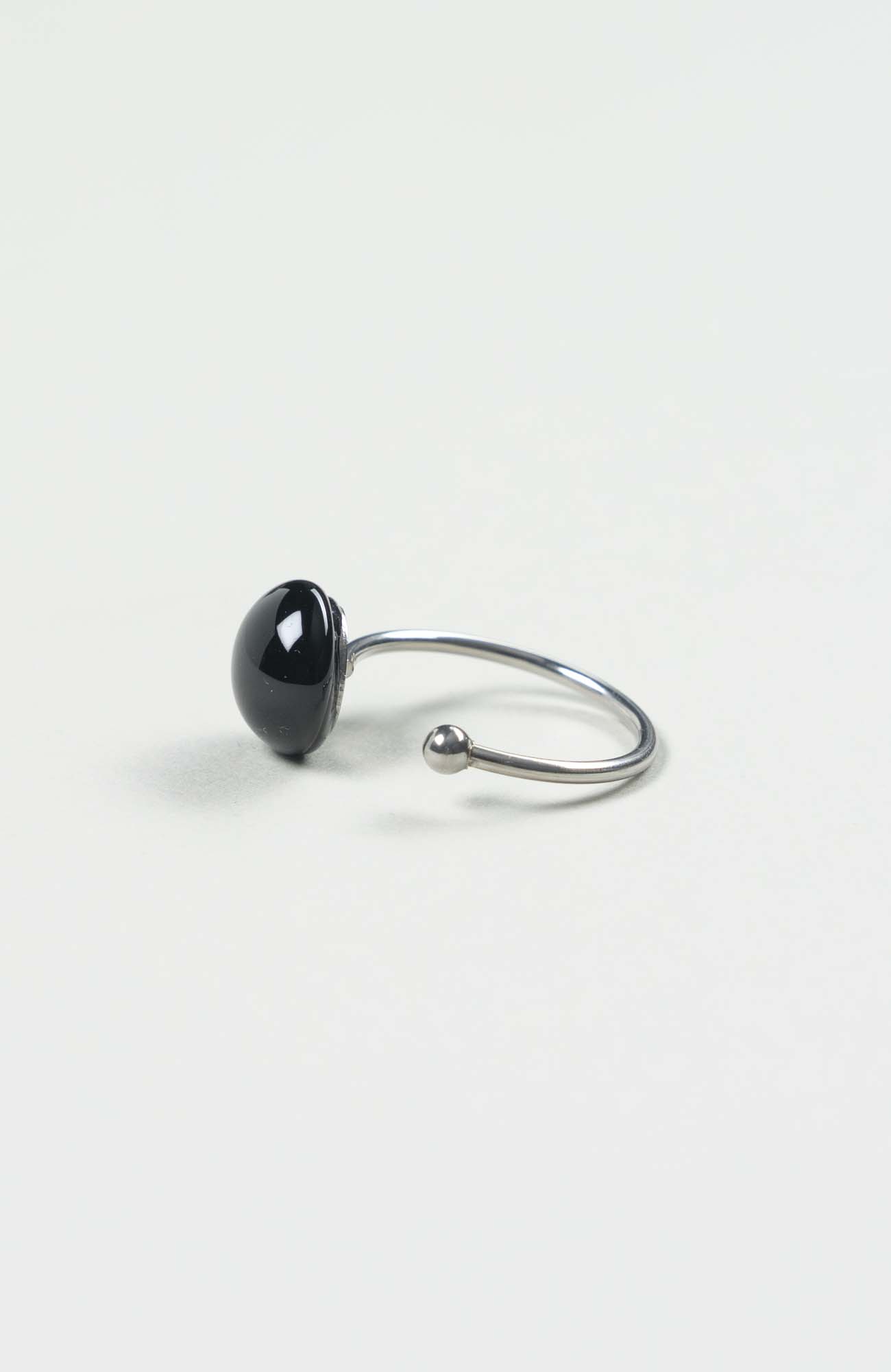 Bague décalée Intense Uni Argenté