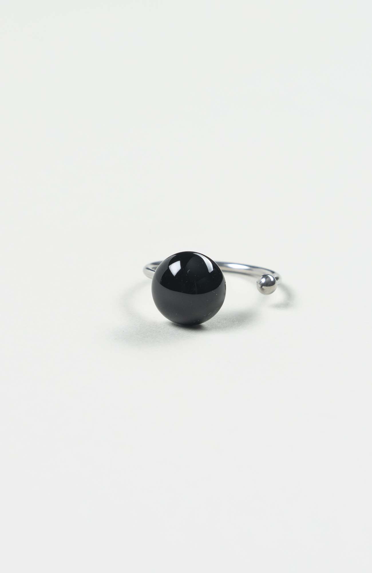 Bague décalée Intense Uni Argenté