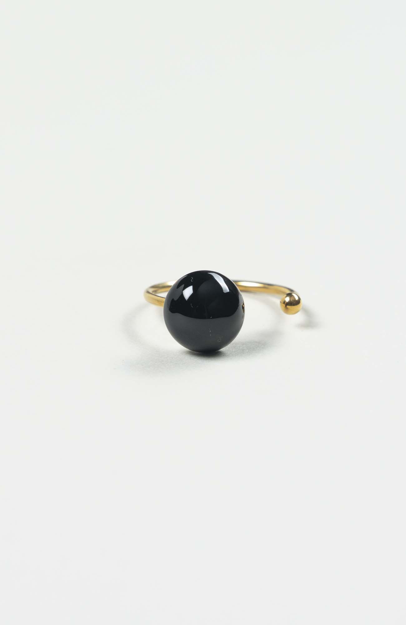 Bague décalée Intense Uni Doré