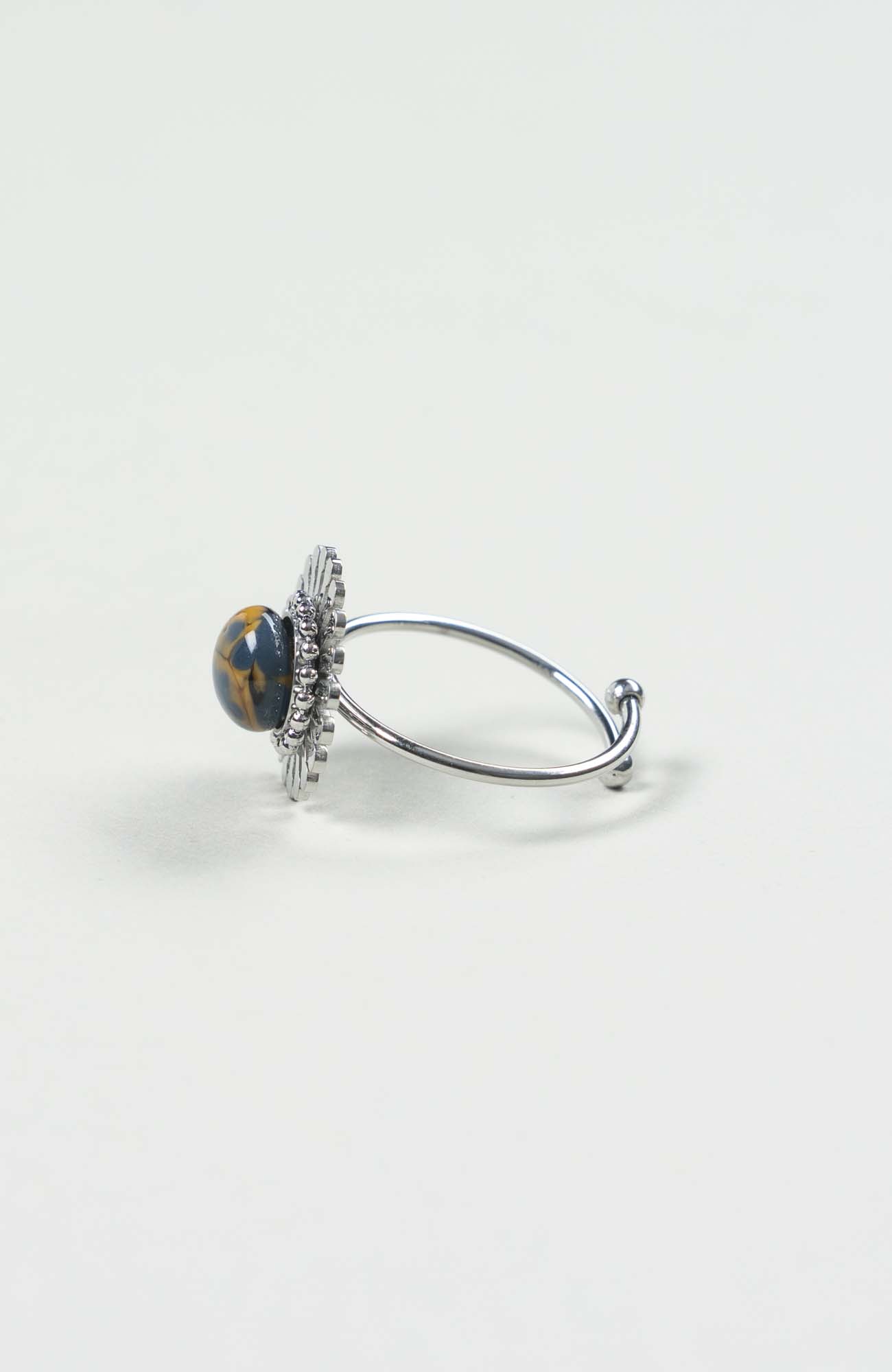 Bague fleur Azura Argenté