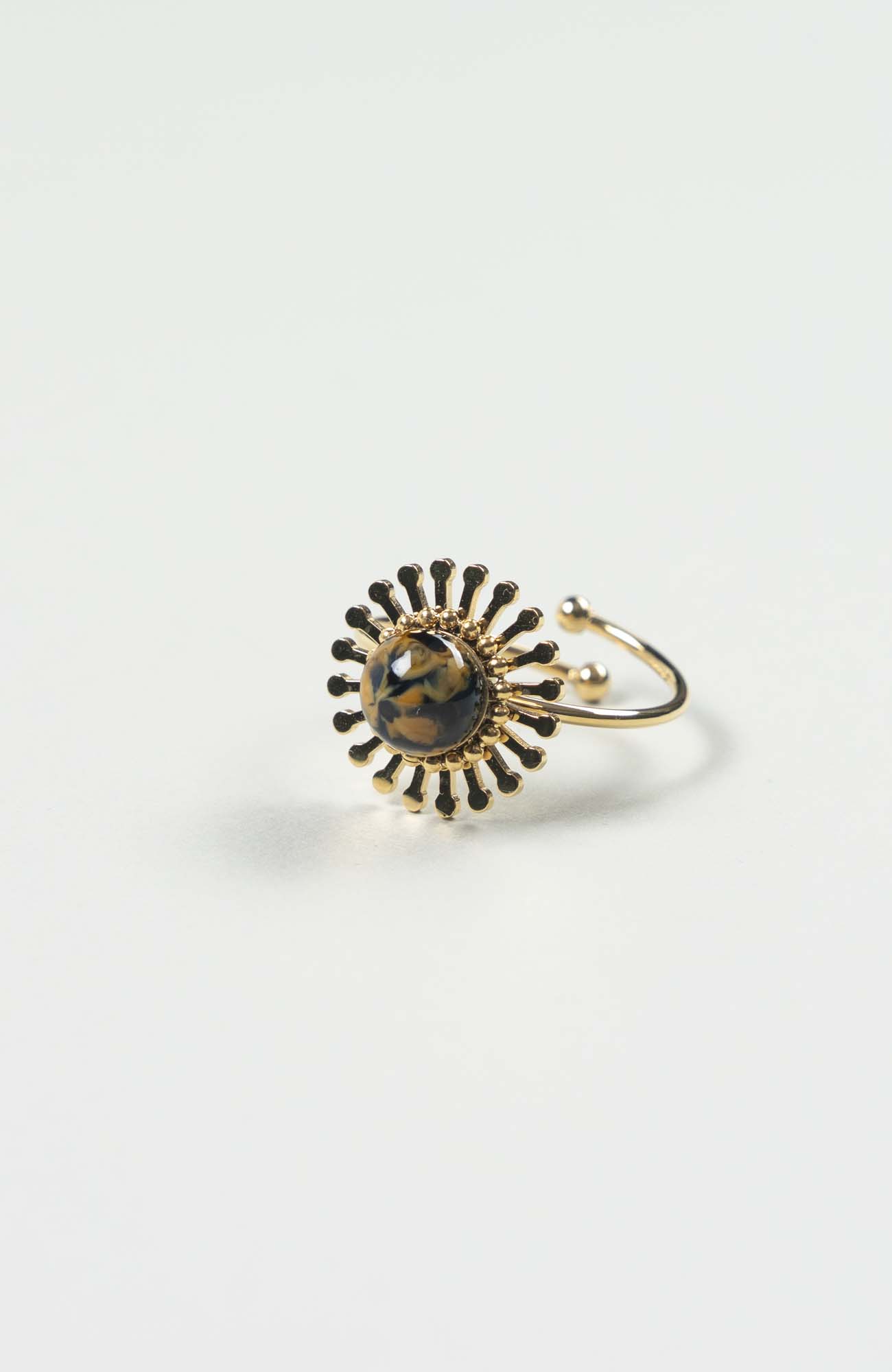 Bague fleur Azura Doré