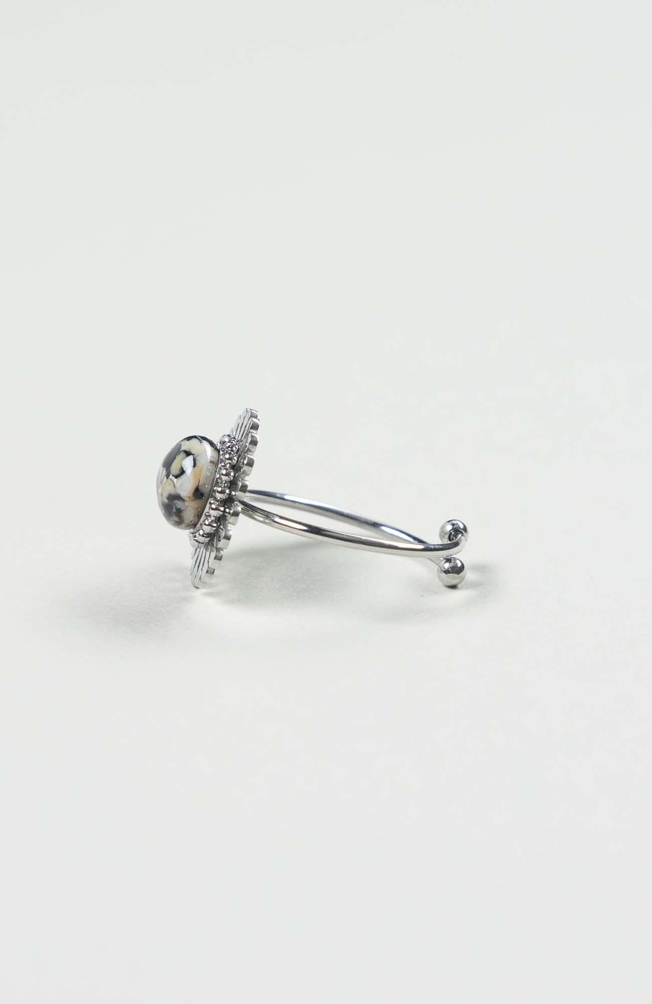 Bague fleur Intense Argenté