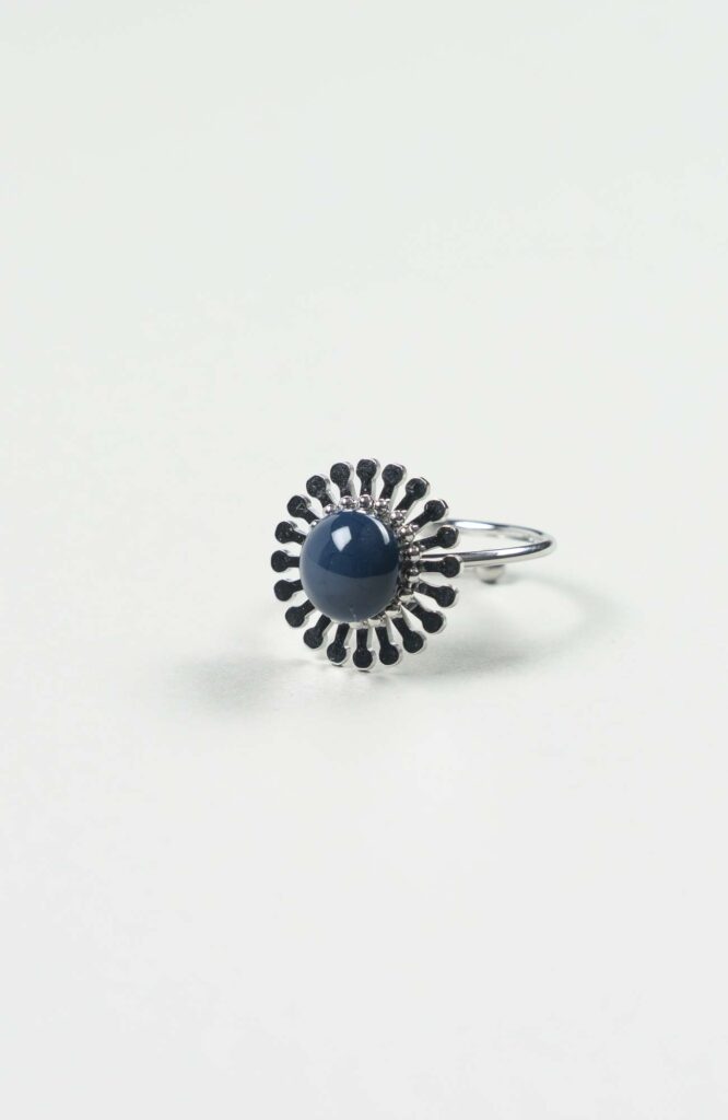 Bague fleur Azura Uni Argenté