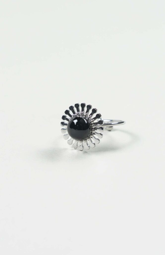Bague fleur Intense Uni Argenté