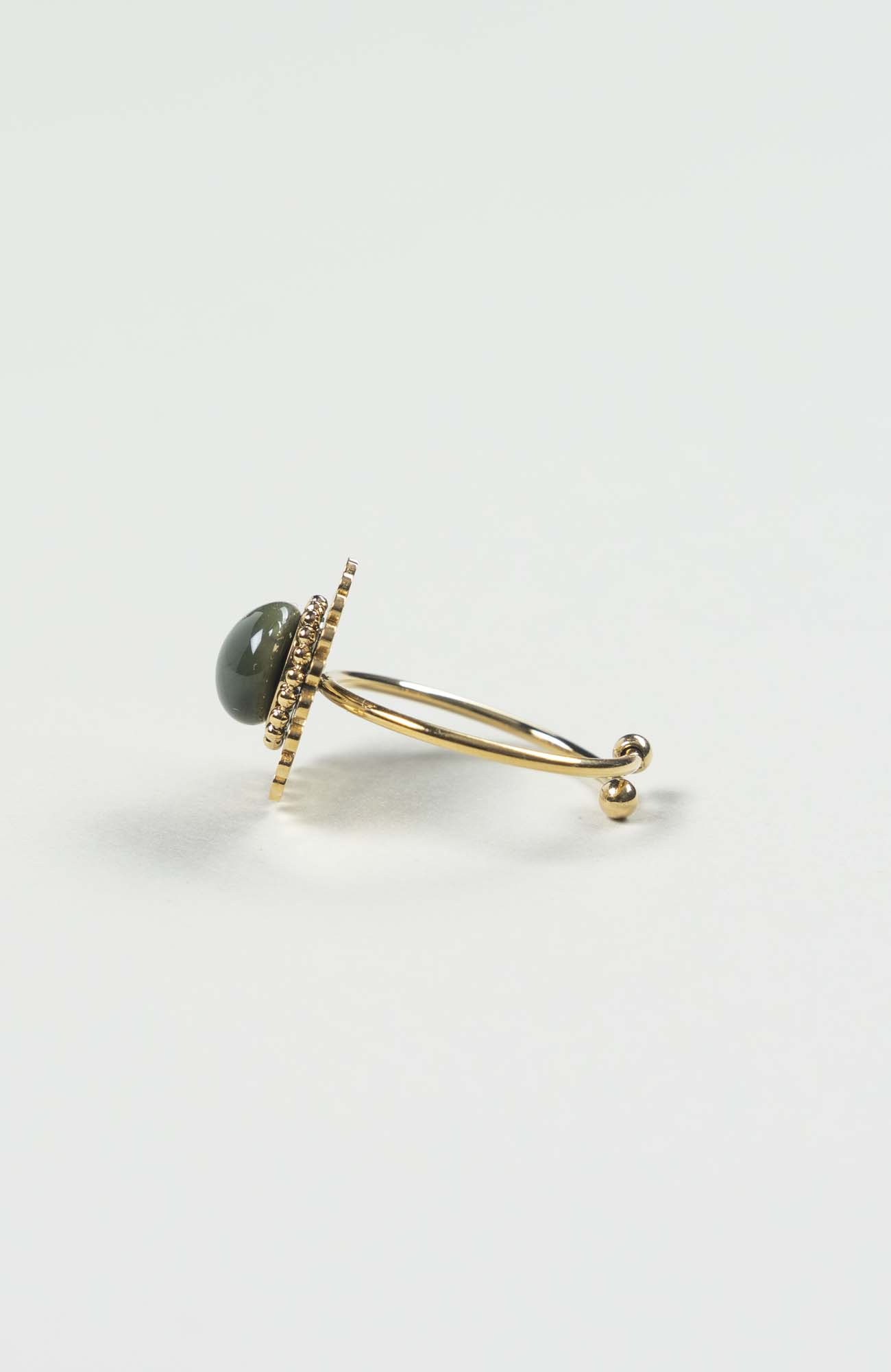 Bague fleur British Uni Doré