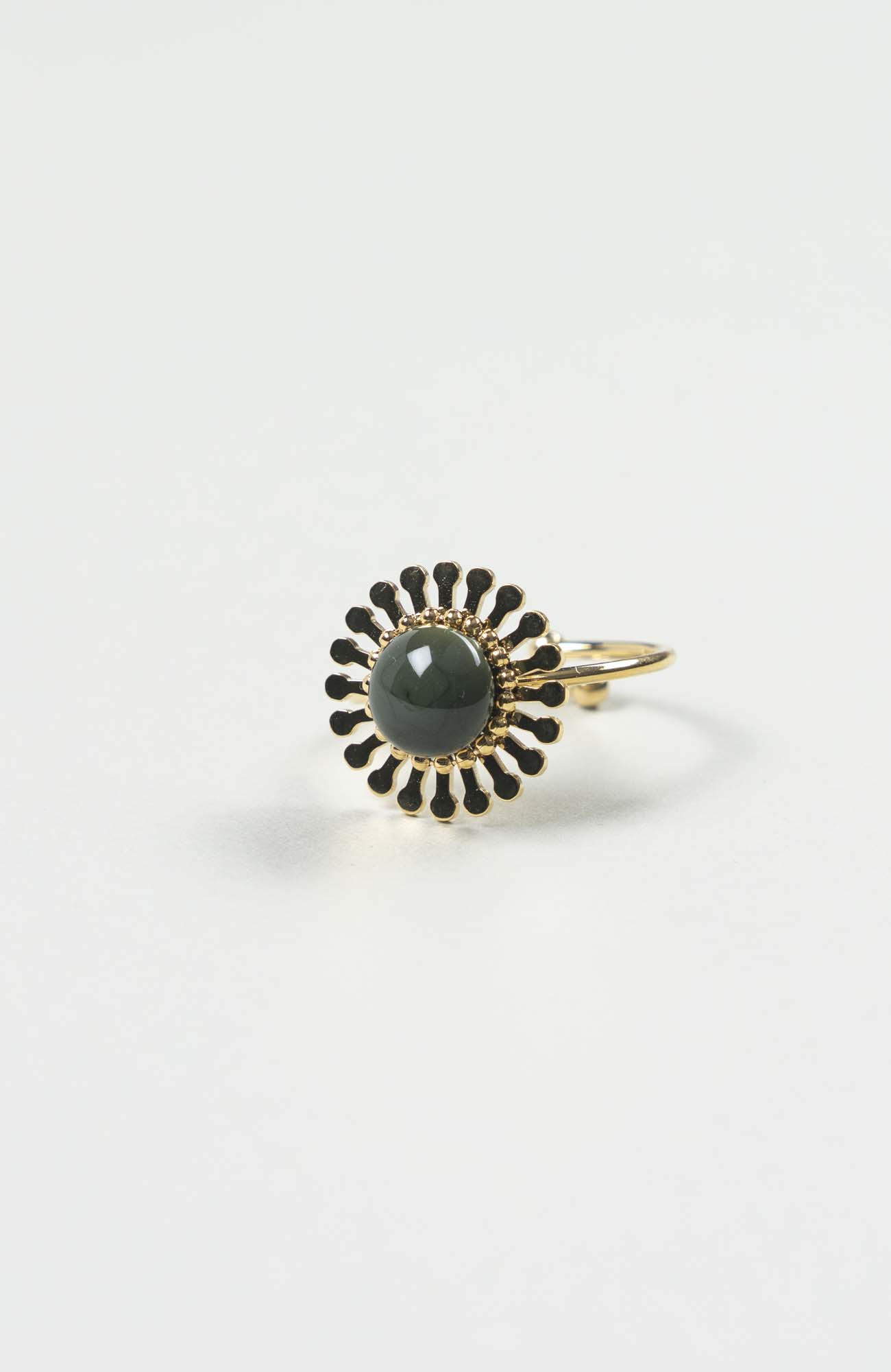Bague fleur British Uni Doré