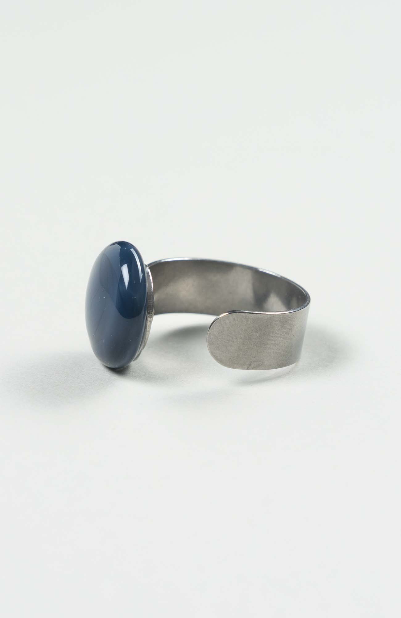 Bague plate Azura Uni Argenté