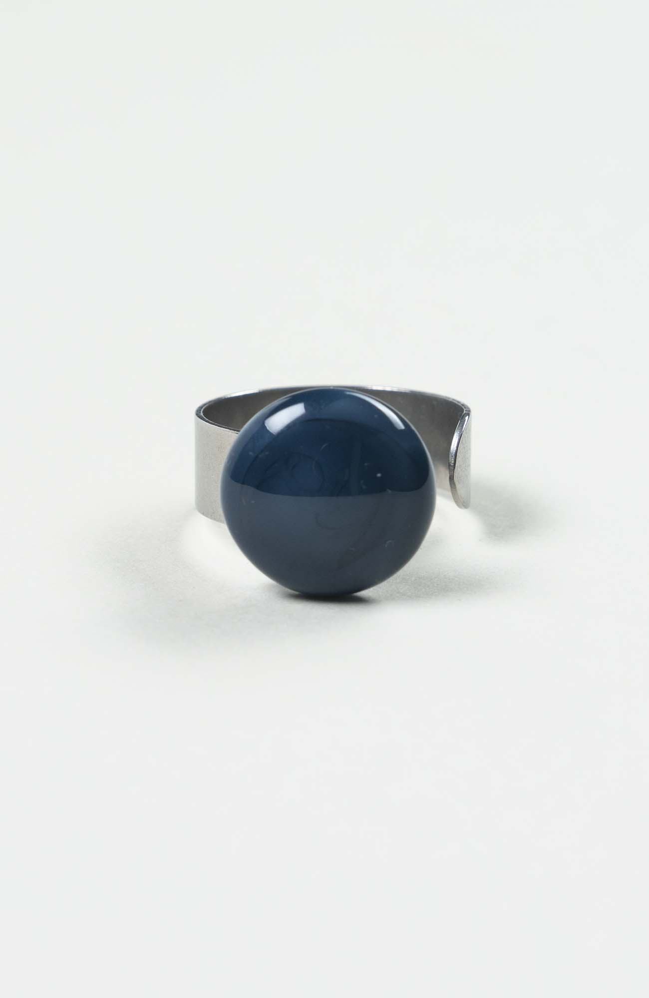 Bague plate Azura Uni Argenté