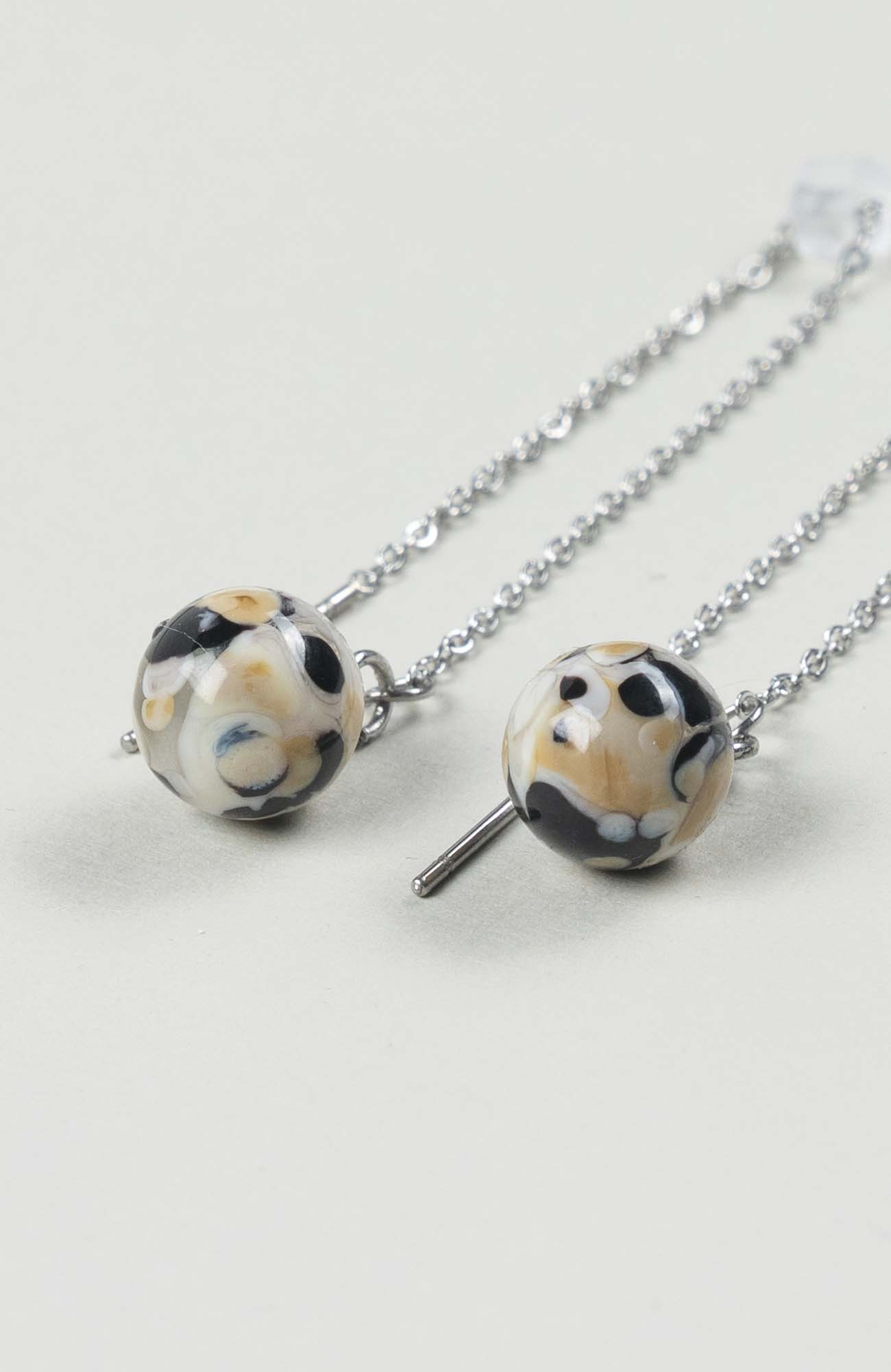 Boucles d’oreilles chaînettes Intense Argenté