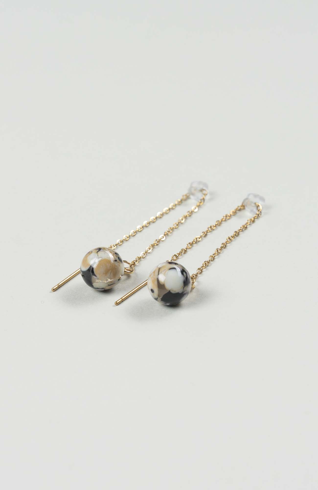 Boucles d&rsquo;oreilles chaînettes Intense Doré