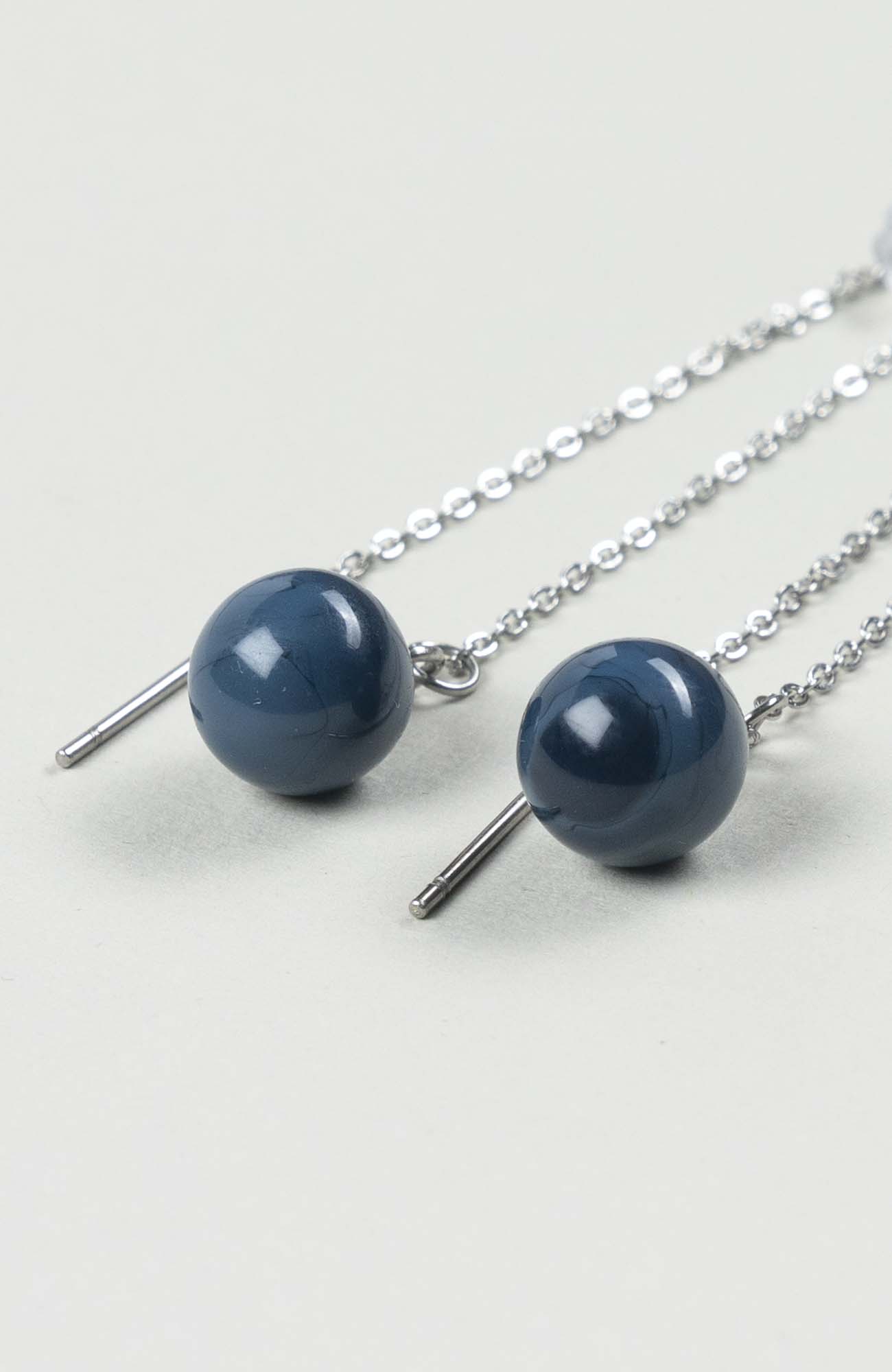 Boucles d&rsquo;oreilles chaînettes Azura Uni Argenté