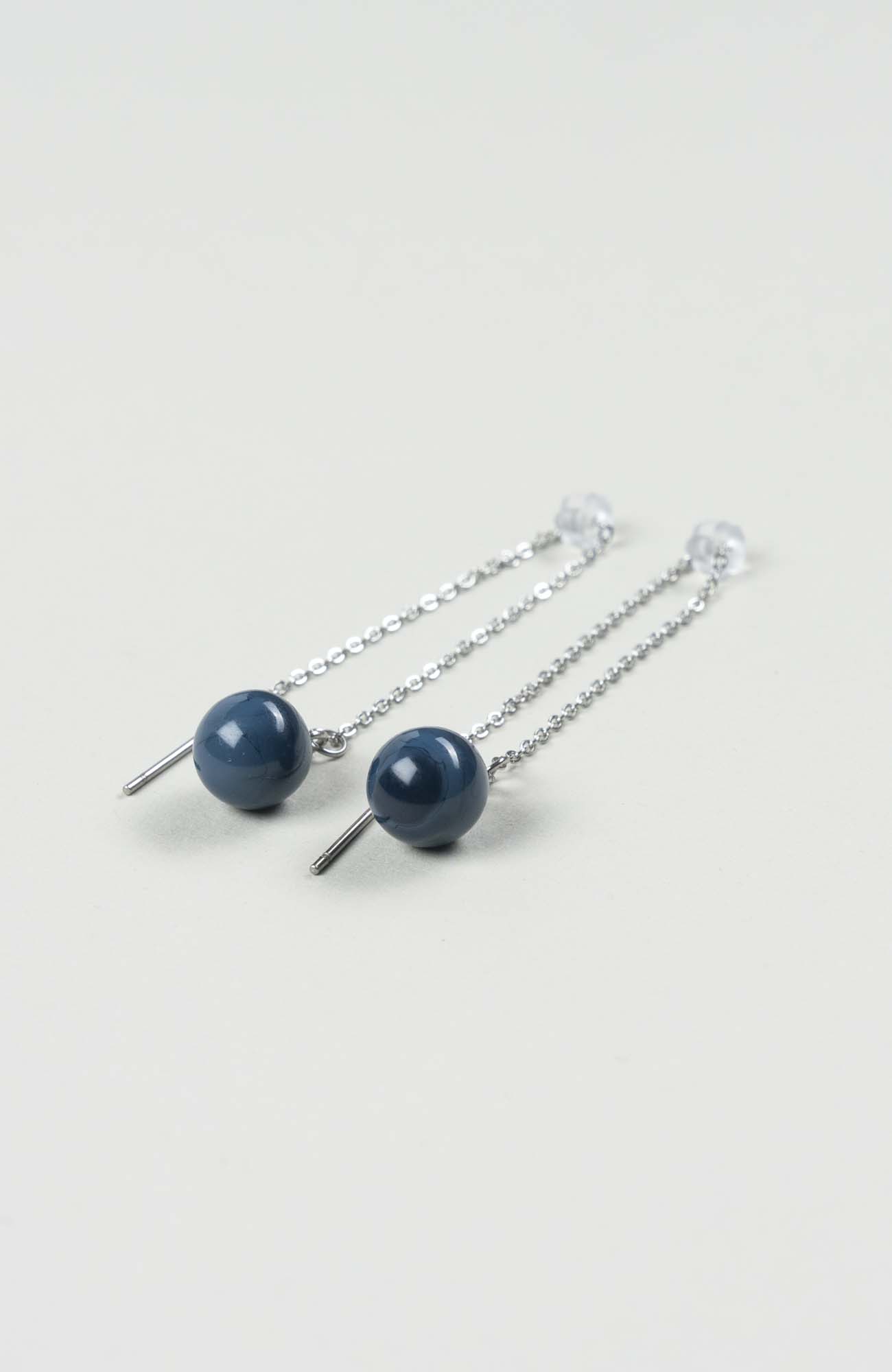 Boucles d&rsquo;oreilles chaînettes Azura Uni Argenté