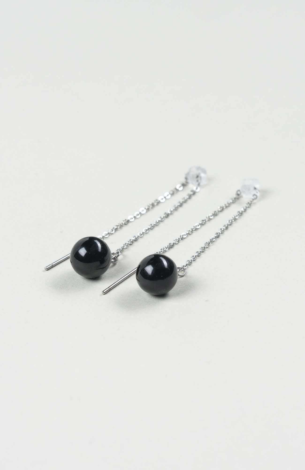 Boucles d’oreilles chaînettes Intense Uni Argenté