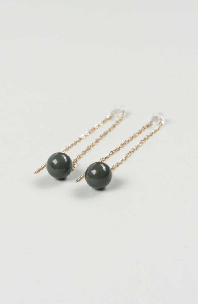 Boucles d'oreilles chaînettes British Uni Doré