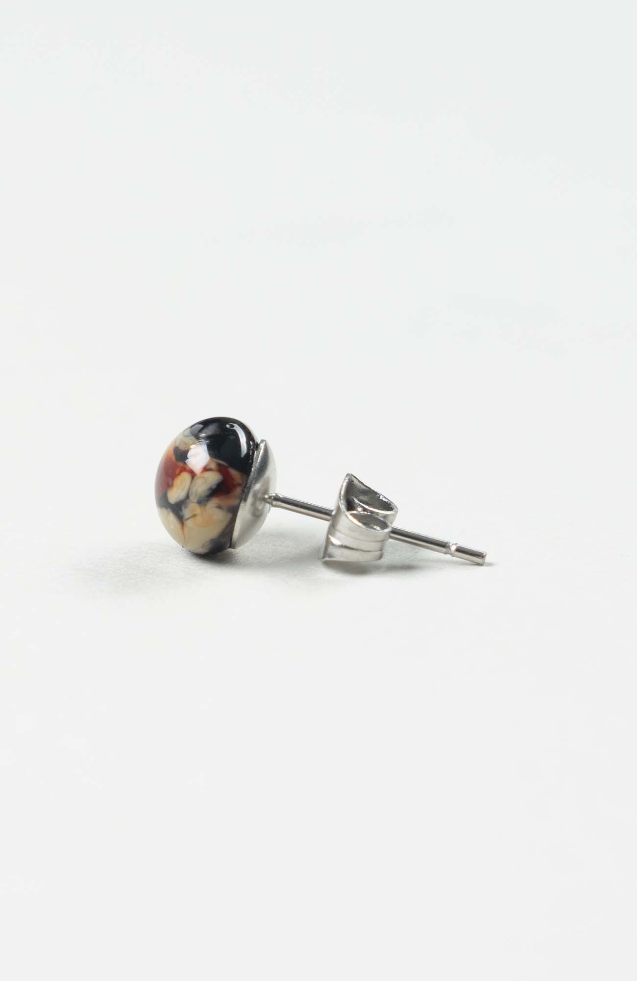 Clous d’oreilles Velours Argenté