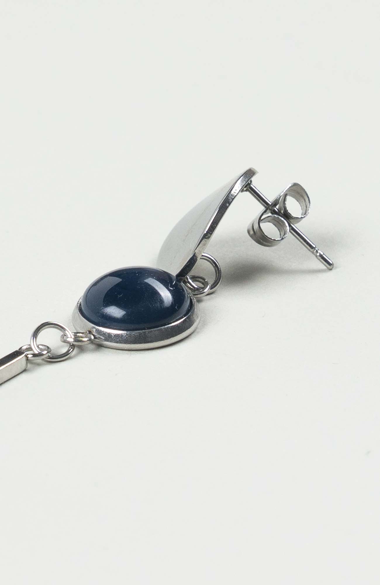 Clous d’oreilles pendants Azura Uni Argenté