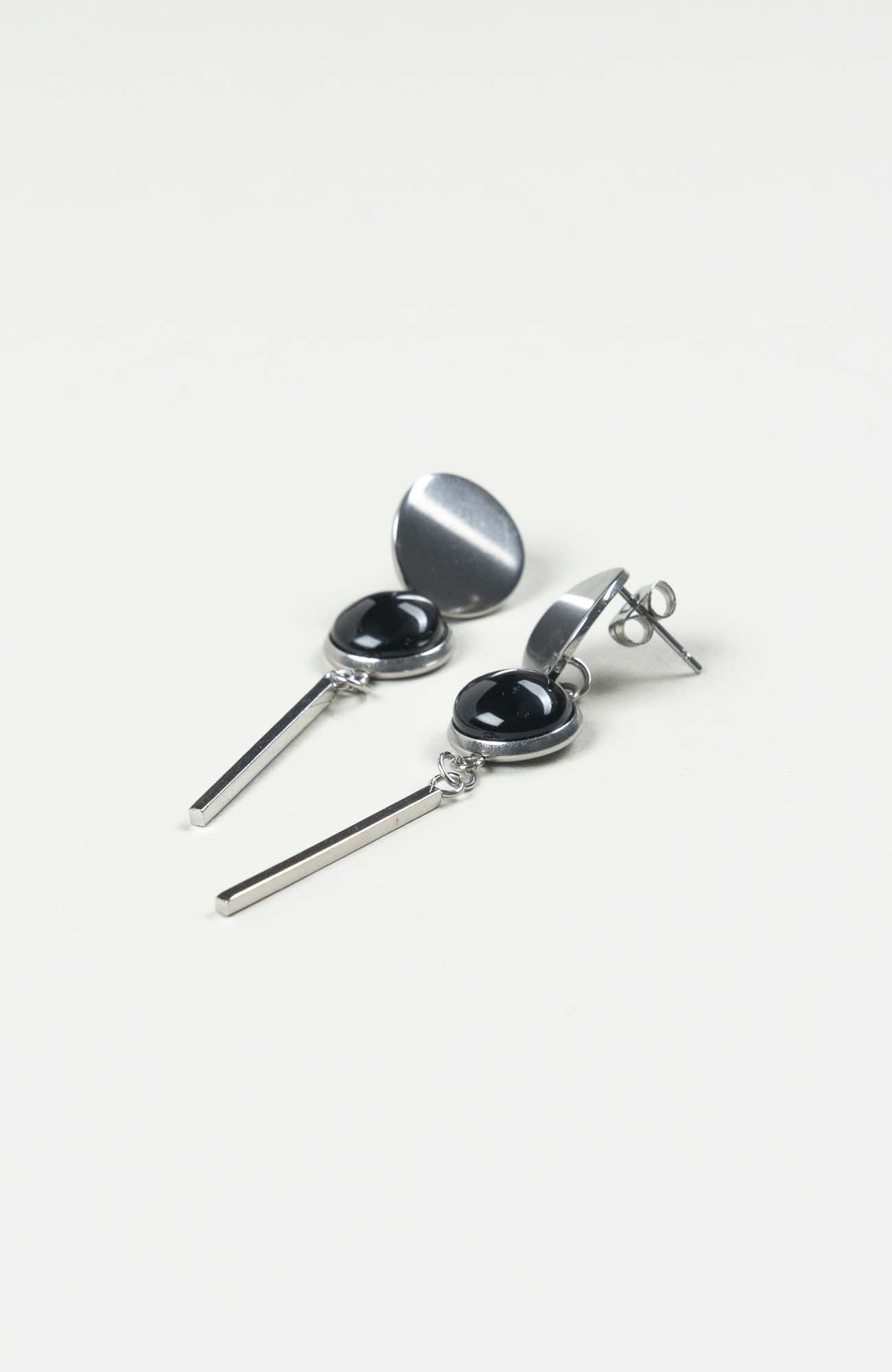 Clous d’oreilles pendants Intense Uni Argenté