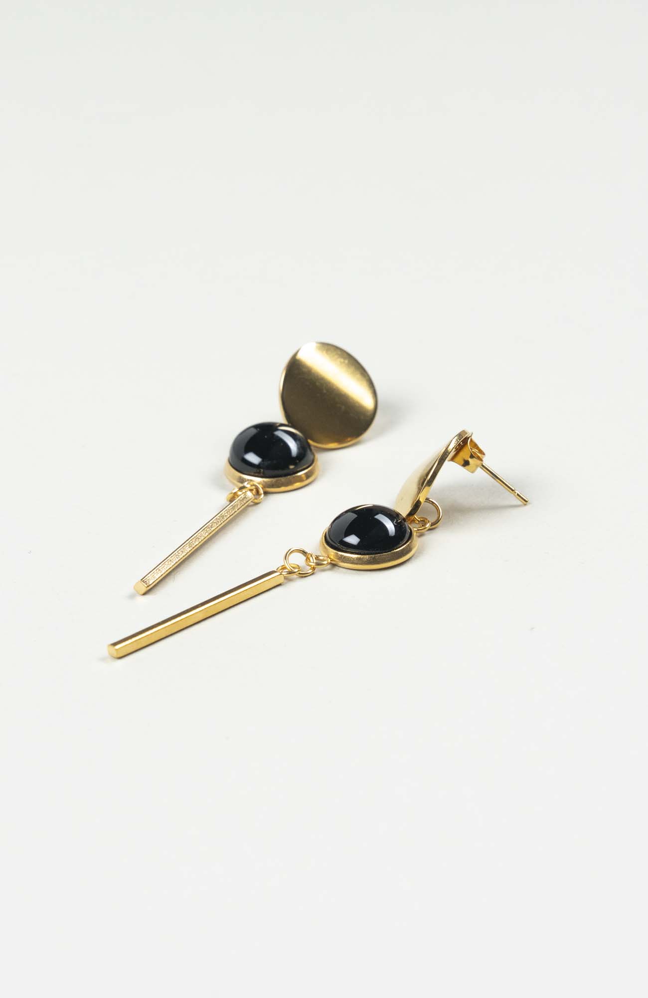Clous d&rsquo;oreilles pendants Intense Uni Doré