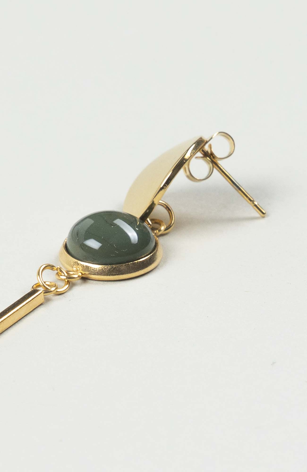 Clous d&rsquo;oreilles pendants British Uni Doré