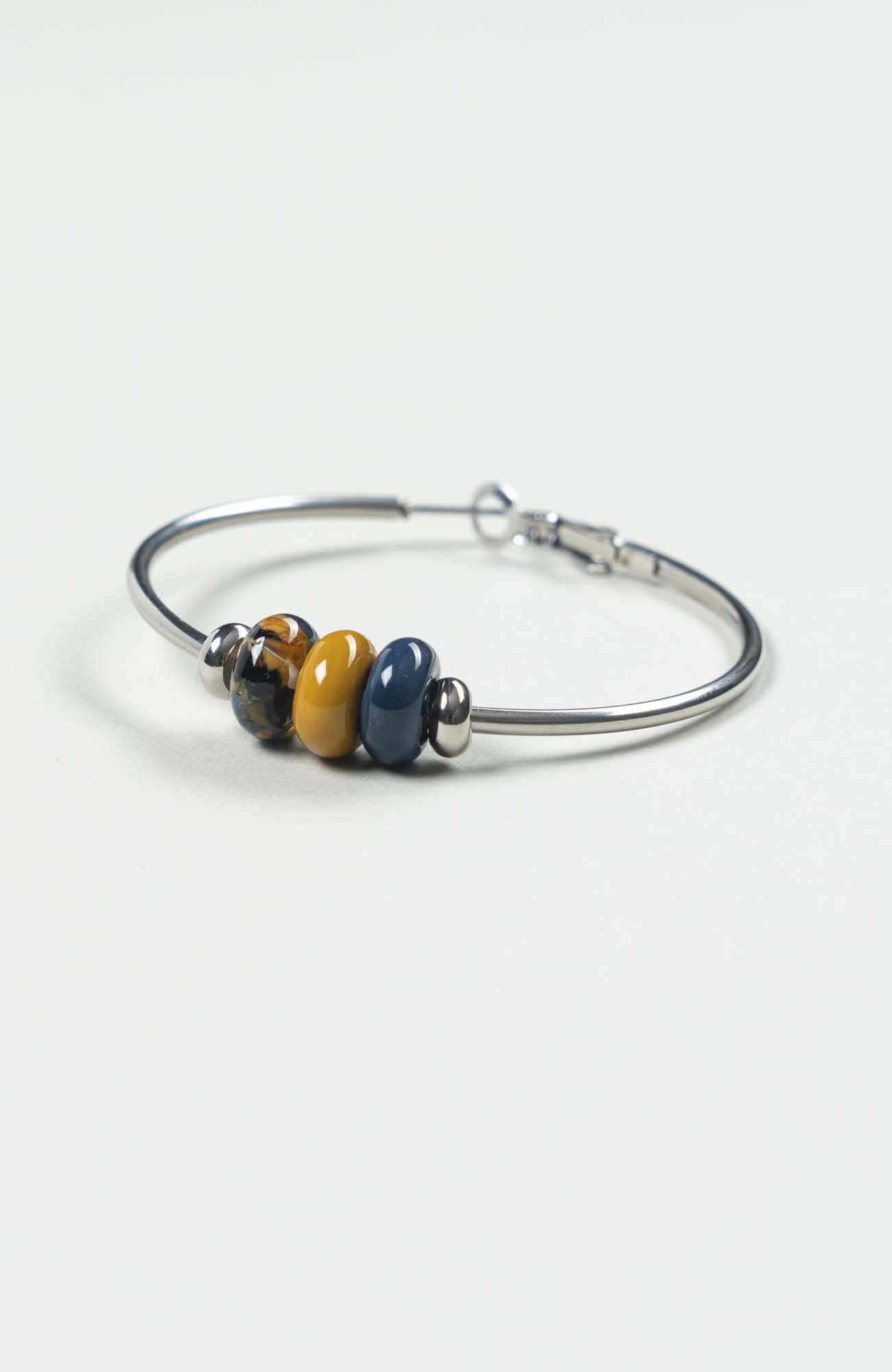 Boucles d’oreilles créoles Azura Argenté