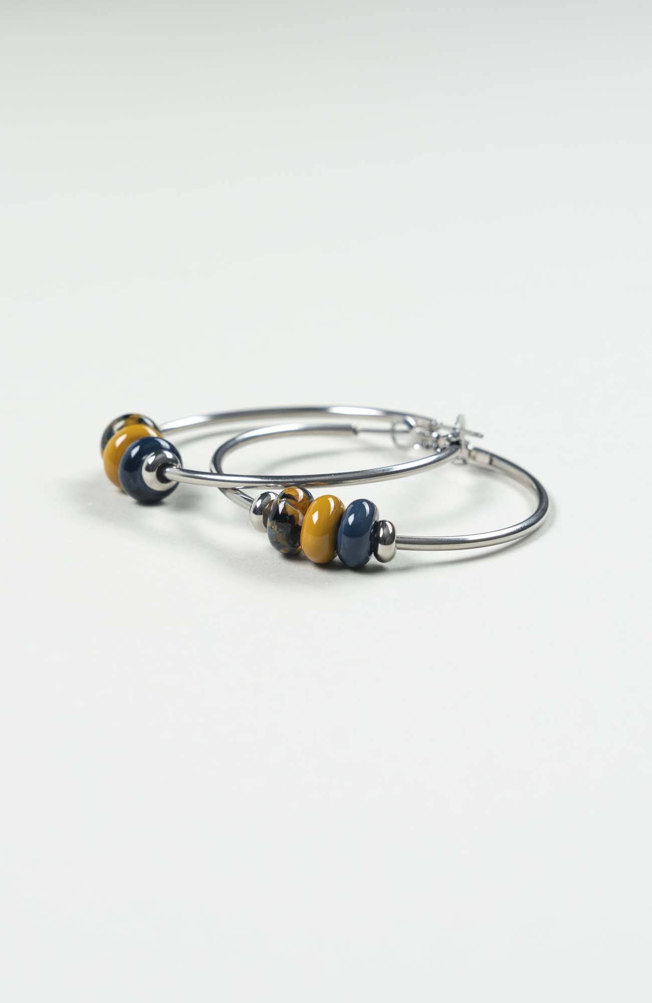 Boucles d’oreilles créoles Azura Argenté