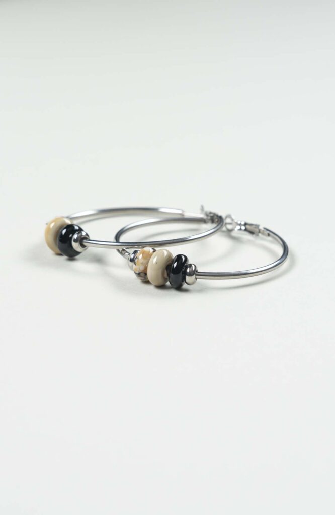 Boucles d'oreilles créoles Intense Argenté