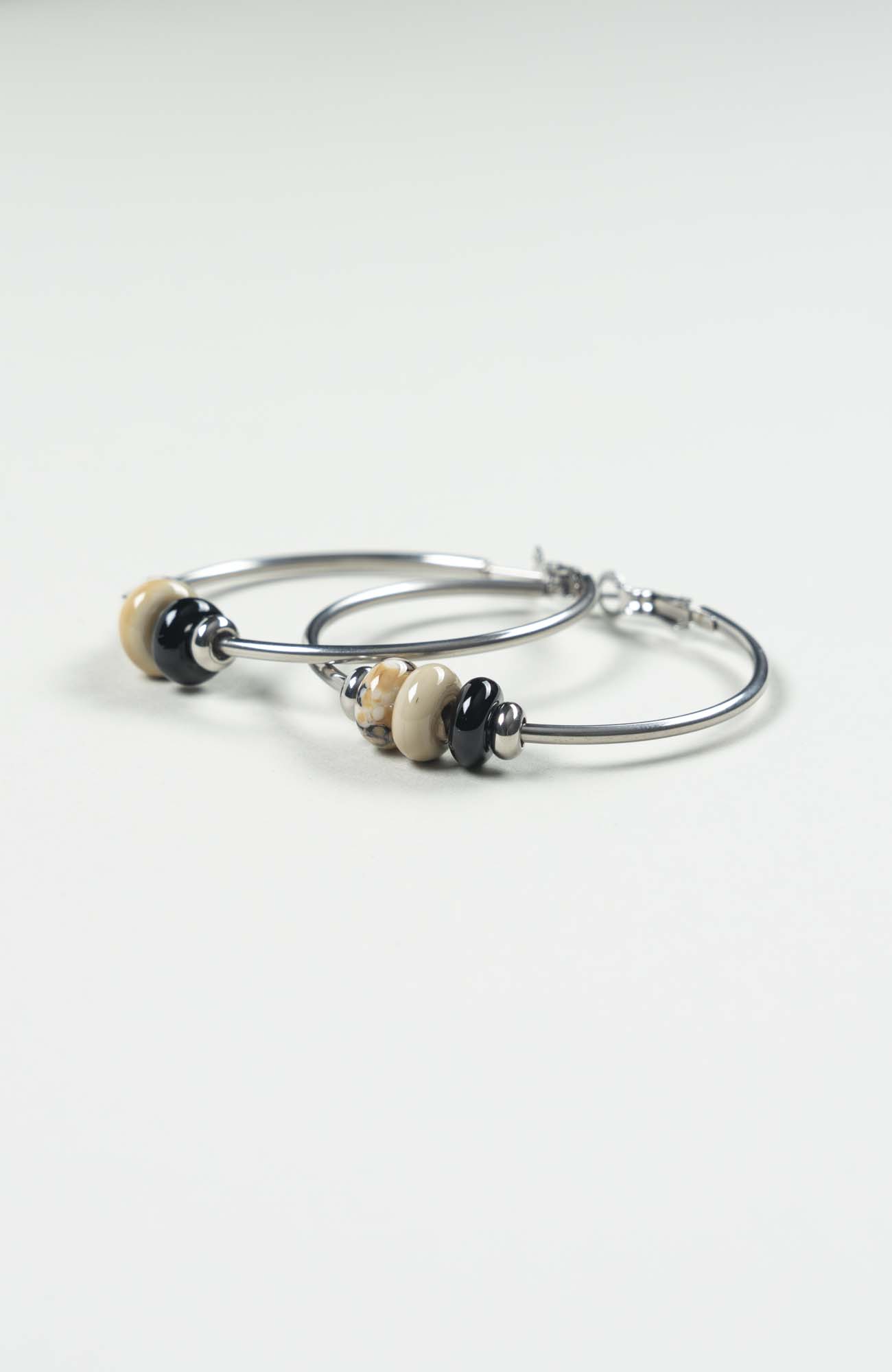 Boucles d’oreilles créoles Intense Argenté