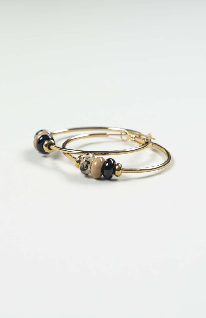 Boucles d'oreilles créoles Intense Doré
