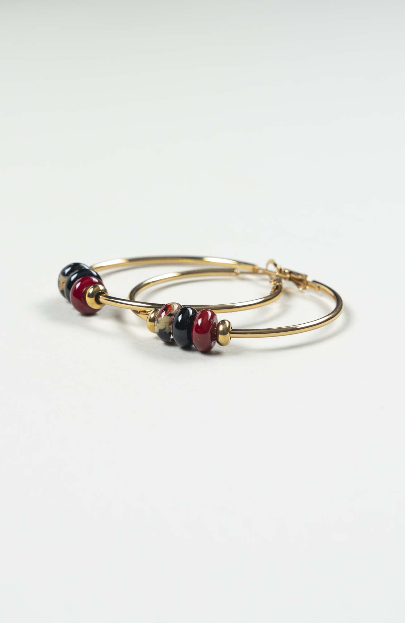 Boucles d&rsquo;oreilles créoles Velours Doré