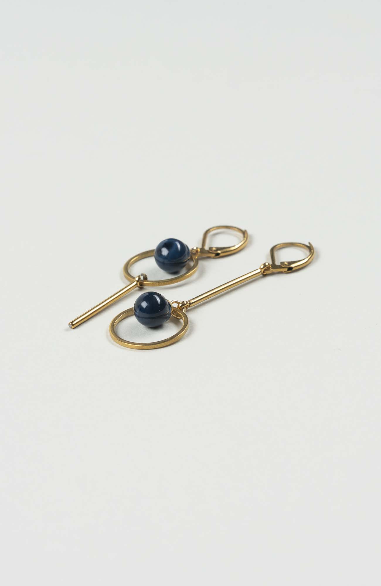 Boucles d&rsquo;oreilles destructurées Azura Uni Doré