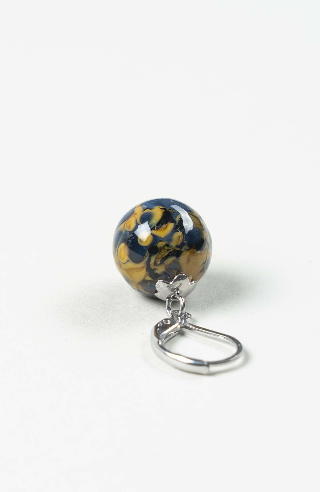 Boucles d&rsquo;oreilles perles Azura Argenté