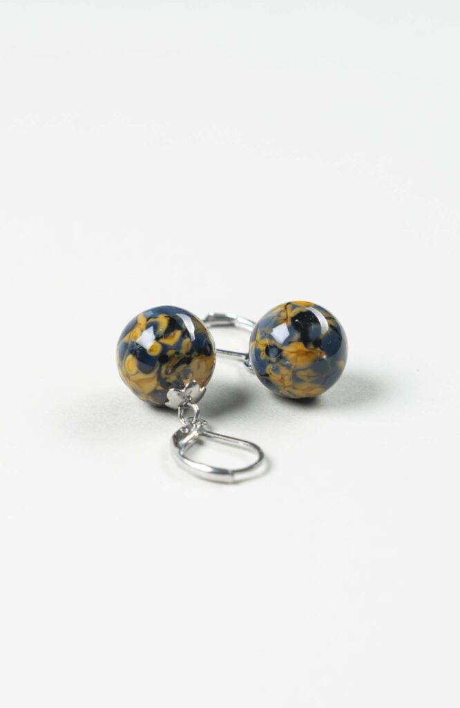 Boucles d'oreilles perles Azura Argenté
