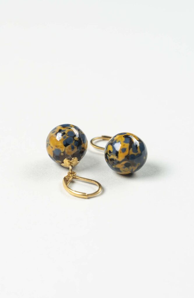 Boucles d'oreilles perles Azura Doré