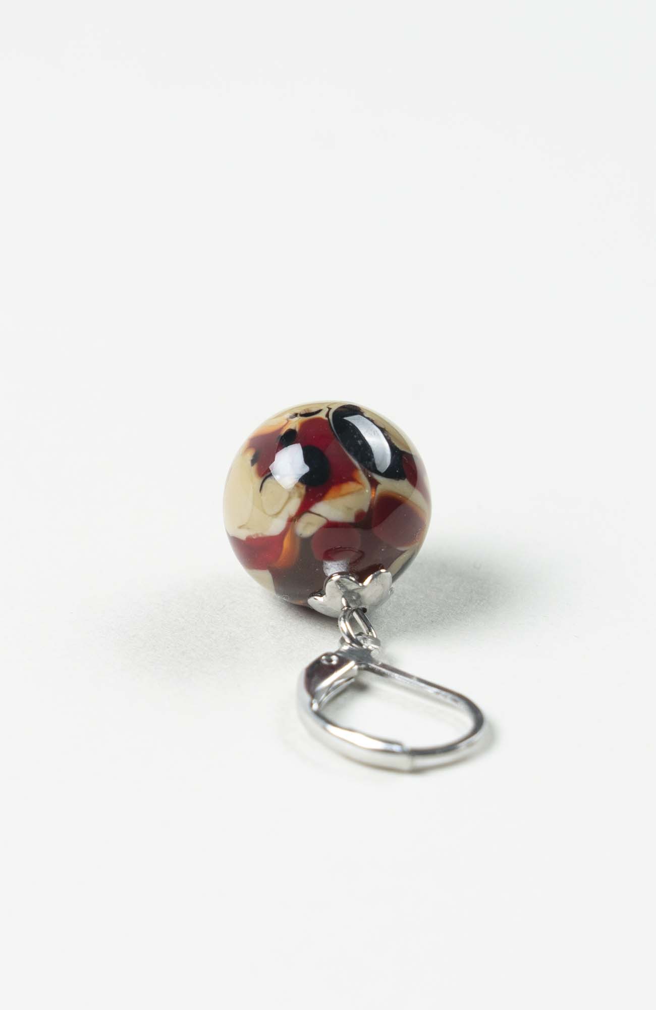Boucles d&rsquo;oreilles perles Velours Argenté