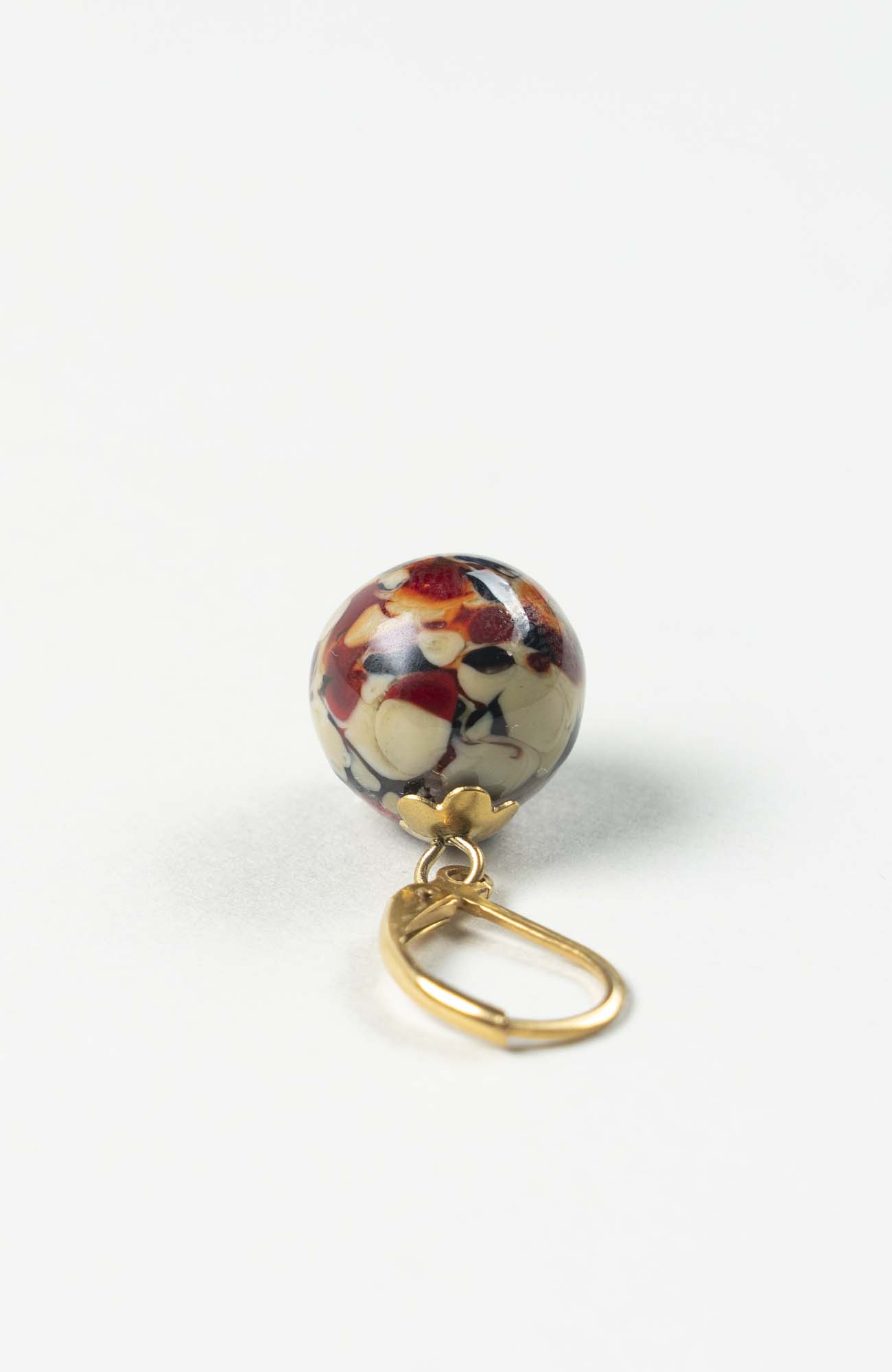 Boucles d’oreilles perles Velours Doré