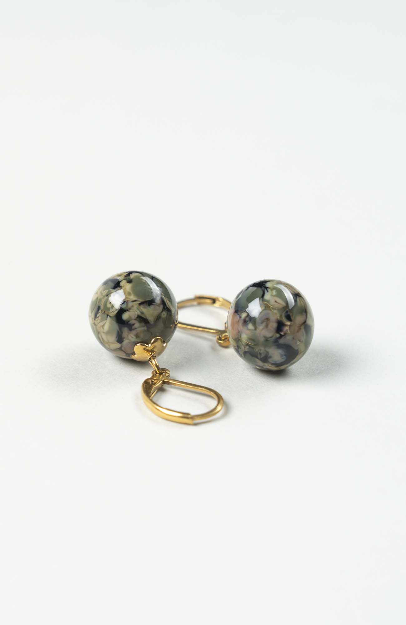 Boucles d’oreilles perles British Doré