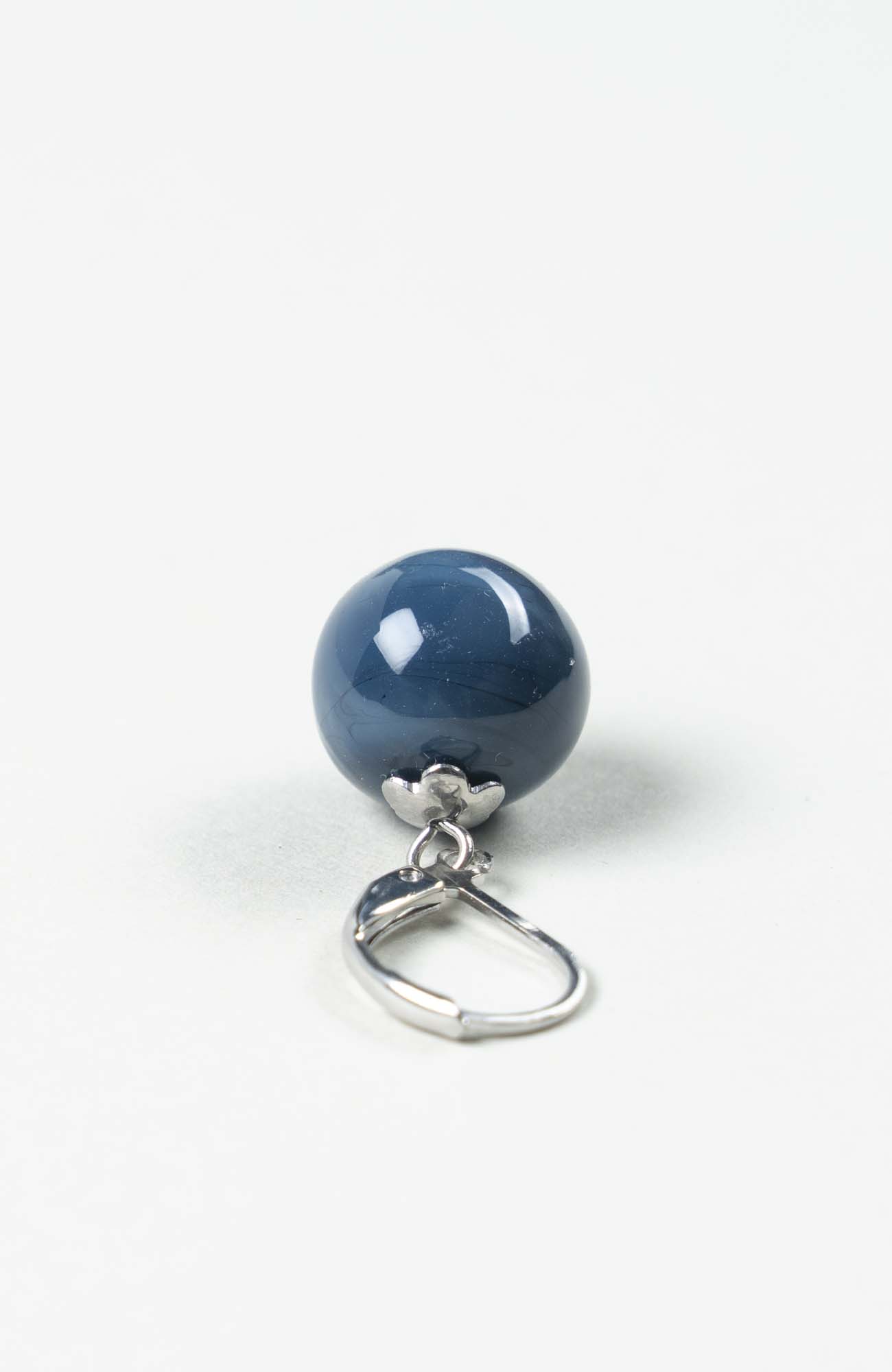 Boucles d&rsquo;oreilles perles Azura Uni Argenté