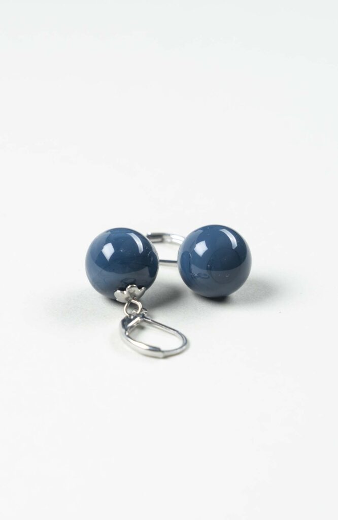 Boucles d'oreilles perles Azura Uni Argenté