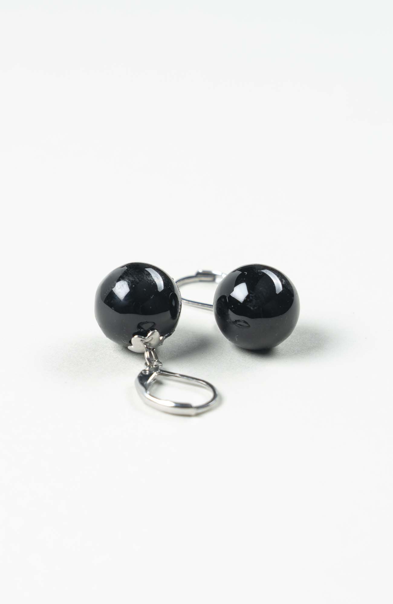 Boucles d&rsquo;oreilles perles Intense Uni Argenté