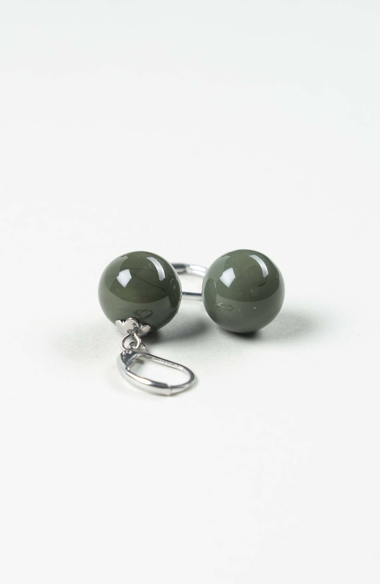 Boucles d’oreilles perles British Uni Argenté